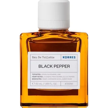 Pánský parfém Korres Vune Panske-vuneBlack PepperEau de Toilette Spray 50 ml (13&nbsp;860,00 Kč / 1 l)