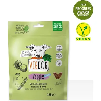 Pamlsek pro psa vegdog veggies péče o pleť 125 g