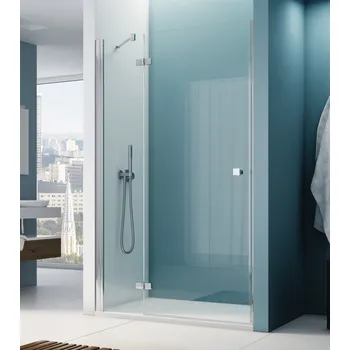 Sprchové dveře Ronal (Sanswiss) Ronal, ANNEA jednokřídlé dveře s pevnou stěnou v rovině AN13 š. 80 cm, aluchrom + doprava zdarma + při platbě převodem sleva