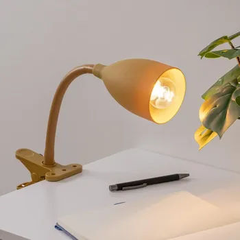 Čtecí lampička Atmosphera - Lampa s klipem SILY 1xE14/7W/230V zlatá