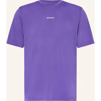 Salomon Pánské Běžecké Tričko Shakeout Core, fialová, XL