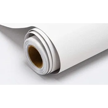 Tapeta Decoroom 40 x 1000 cm bílá neprůhledná samolepicí fólie vodotěsná nábytek kuchyňský stůl nástěnná