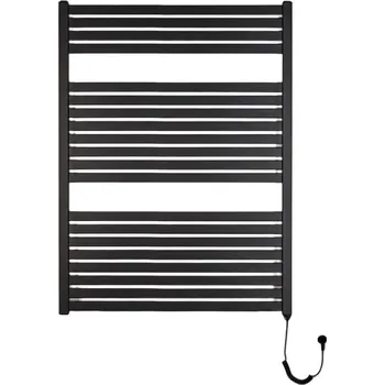 Radiátor Admiral Koupelnový radiátor QUADRA II, 600 × 970 mm, 400 W, plochý, elektrický, černý KH-E 600/970 -400W RAL 9005