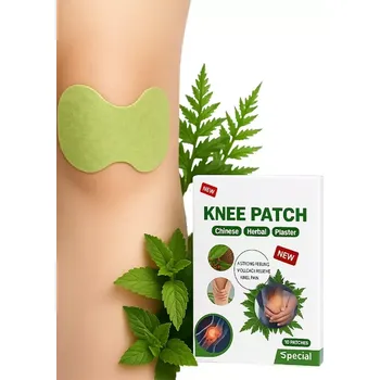 Náplast Bylinné náplasti na koleno Knee patch - 10 ks