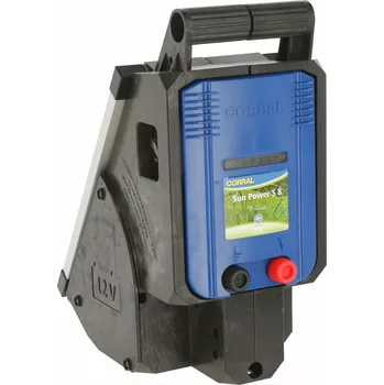 Ohradník Corral Zdroj se solárním napájením Sun Power S8 Corral, blue