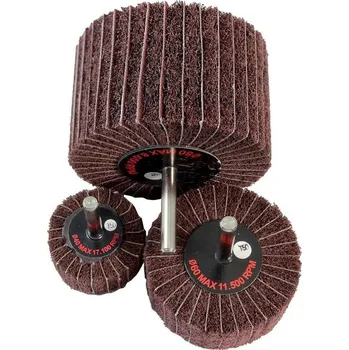 NÁSTROJE CZ Lamelový kotouč na stopce 60x30x6 mm, netkaná textilie a brusné lamely