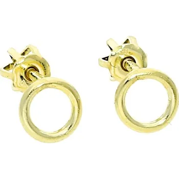 Náušnice Goldstore Zlaté náušnice kroužky na šroubek Váha: 1.00 g