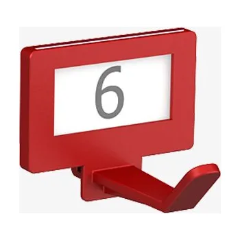 Rybářský háček ISS Plastové háčky 20mm červené (balení 10ks)