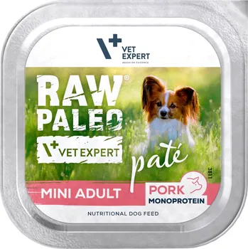 Krmivo pro psa RAW PALEO PATÉ MINI ADULT PORK - paštika z vepřového masa pro dospělé psy 150 g