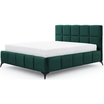 Postel Dvoulůžková postel MIST 160x200 Nube 35 láhvově zelená