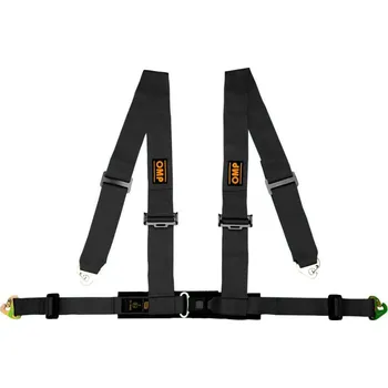 Návlek na bezpečnostní pás 4bodové bezpečnostní pásy OMP RACING 4M ECE 16-08, černá