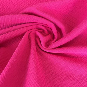 Dvojitá gáza/Mušelín - Růžová cyklámenová