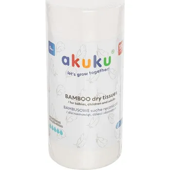 Úložný box Akuku AKUKU Bambusové ubrousky jednorázové 100 ks