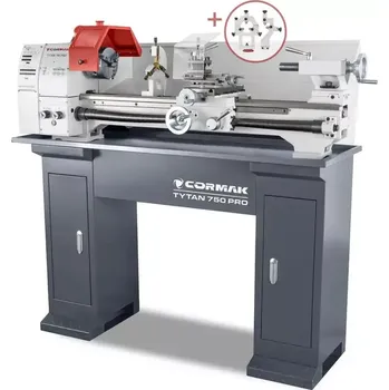 Soustruh Univerzální konvenční soustruh CORMAK TYTAN 250x750 PRO 400V se stojanem