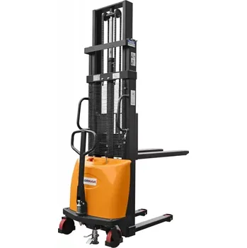 Paletový vozík Poloelektrický stožárový paletový vozík B1040 (nosnost 1000 kg, zdvih 4000 mm)