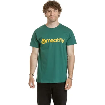 Pánské tričko Pánské tričko Meatfly MF Logo zelená 3XL