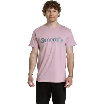 Pánské tričko Meatfly MF Logo růžová XXL