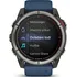 Chytré hodinky Garmin Quatix 8 Amoled 51 mm tmavě modrý silikonový řemínek