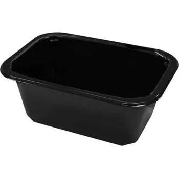 miska 160x112x66 mm 1-dílná, černá (384 ks/balení)
