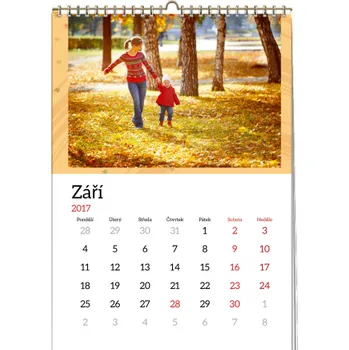 Fotokalendář Kalendarz 30x40cm papier kredowy 12 stron