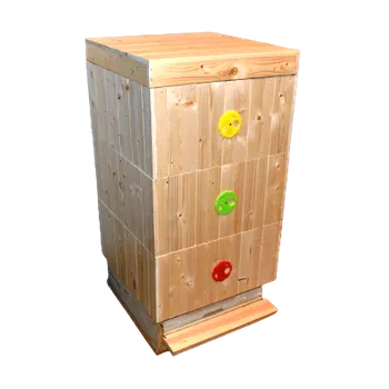 KOMPLET Úl palubkový 39*24 cm - 2cm zateplení s rámky (Úl zateplený s 33 rámky )