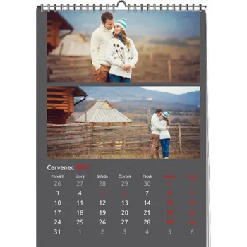 Fotokalendář Kalendarz 20x30cm papier kredowy 12 stron