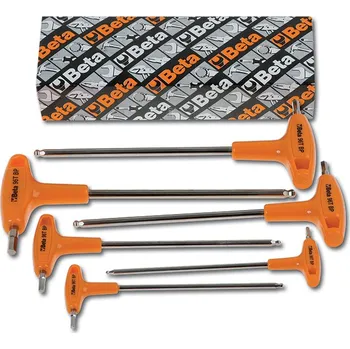 Beta tools Sada 6 zástrčných inbusových klíčů s kuličkou a T-rukojetí