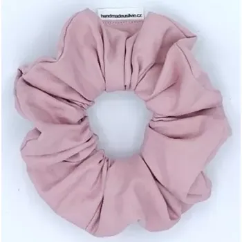Scrunchie gumička starorůžová L - klasik