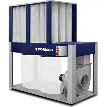 odsavač pilin Průmyslový odsavač prachu a dřevěných třísek CORMAK DCV6000E