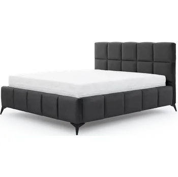 Postel Dvoulůžková postel MIST 160x200 Nube 06 tmavě šedá