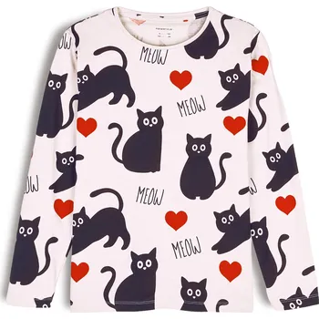 Dívčí oblečení GATE Bavlněné tričko s potiskem 6Y 824-0723/12