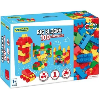 Dětské zboží Wader Big Blocks 100 kusů