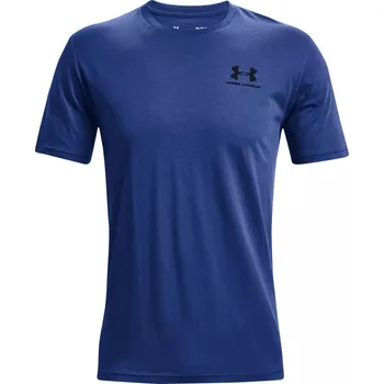 Pánské tričko Under Armour Sportstyle LC SS pánské tričko, modré pánské, L
