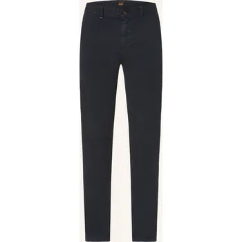 Pánské kalhoty Boss Pánské Chino Kalhoty Slim Fit, tmavě modrá, 32