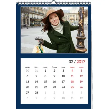 Fotokalendář Kalendarz 20x30cm papier kredowy 12 stron