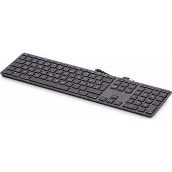 Klávesnice LMP klávesnice Wired USB Keyboard pro Mac 110 keys SK layout - Gray Aluminium