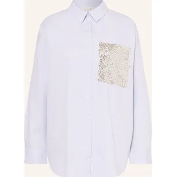 Dámská halenka Catnoir Dámská Košilová Halenka S Flitry, světle šedá / tmavě...