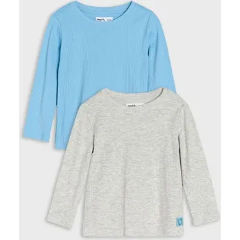 Chlapecká mikina Sinsay - 2 balení triček s dlouhým rukávem - šedá - 711EM-09M - 711EM-09M-80