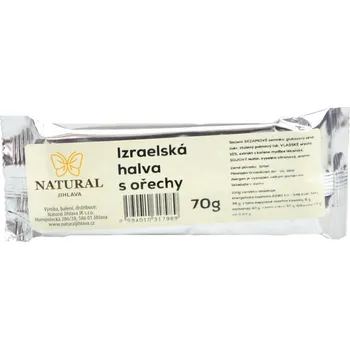 Natural Jihlava Izraelská halva s ořechy 70 g