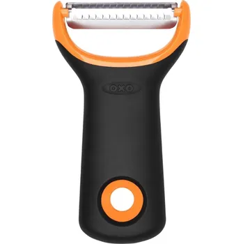 Kuchyňská škrabka Škrabka na zeleninu JULIENNE GOOD GRIPS 11 cm, oranžová, plast, OXO