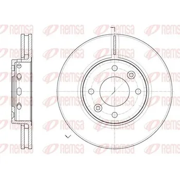 Brzdový kotouč Brzdový kotouč REMSA 6891.10