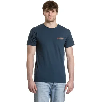 Pánská móda Pánské tričko Meatfly Cosmic modrá S