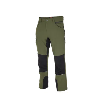 Pracovní oblečení BENNON FOBOS strečové outdoorové kalhoty zelená/černá - 56