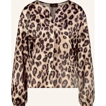 Monari Dámská Halenka, tmavě hnědá / béžová / černá, 34