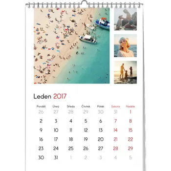 Fotokalendář Kalendarz 20x30cm papier kredowy 12 stron