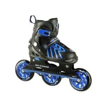 Kolečkové brusle NILS Extreme NA18812 modré EU 34-38 brusle + DÁREK DLE VÝBĚRU!