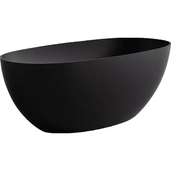 Vana Cerano Antonia Volně stojící vana z litého mramoru 170x75cm, černá matná, CER-478084