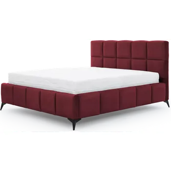 Postel Dvoulůžková postel MIST 140x200 Loco 25 vínová