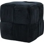 Taburet WIKI 42,5x42,5x43 cm černý