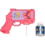 Automatická pistole na bubliny růžová s náplní